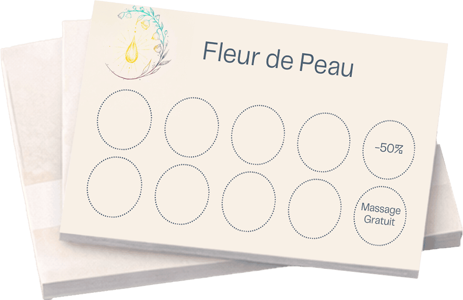 carte de fidélité fleur de peau